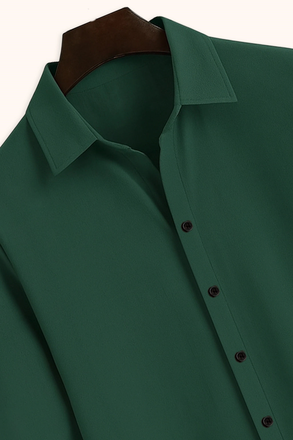 Men's Green Color Premium Full Sleeve Shirt