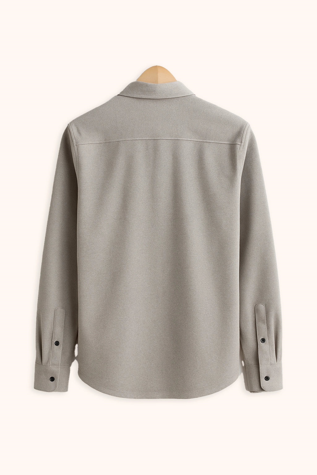 Men's Grey Color Premium Full Sleeve Shirt