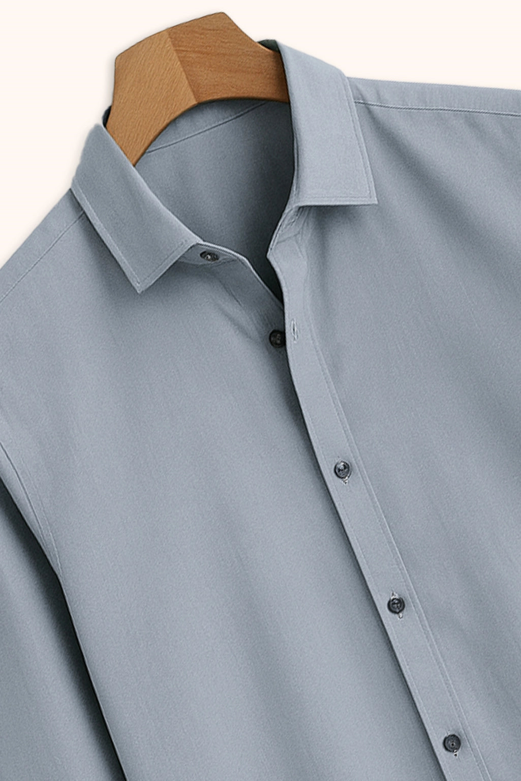 Men's Light Blue Color Premium Full Sleeve Shirt