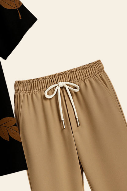 Black Leaf Men's Casual Half Sleeve Shirt and Full Pant Set - XPCRDF