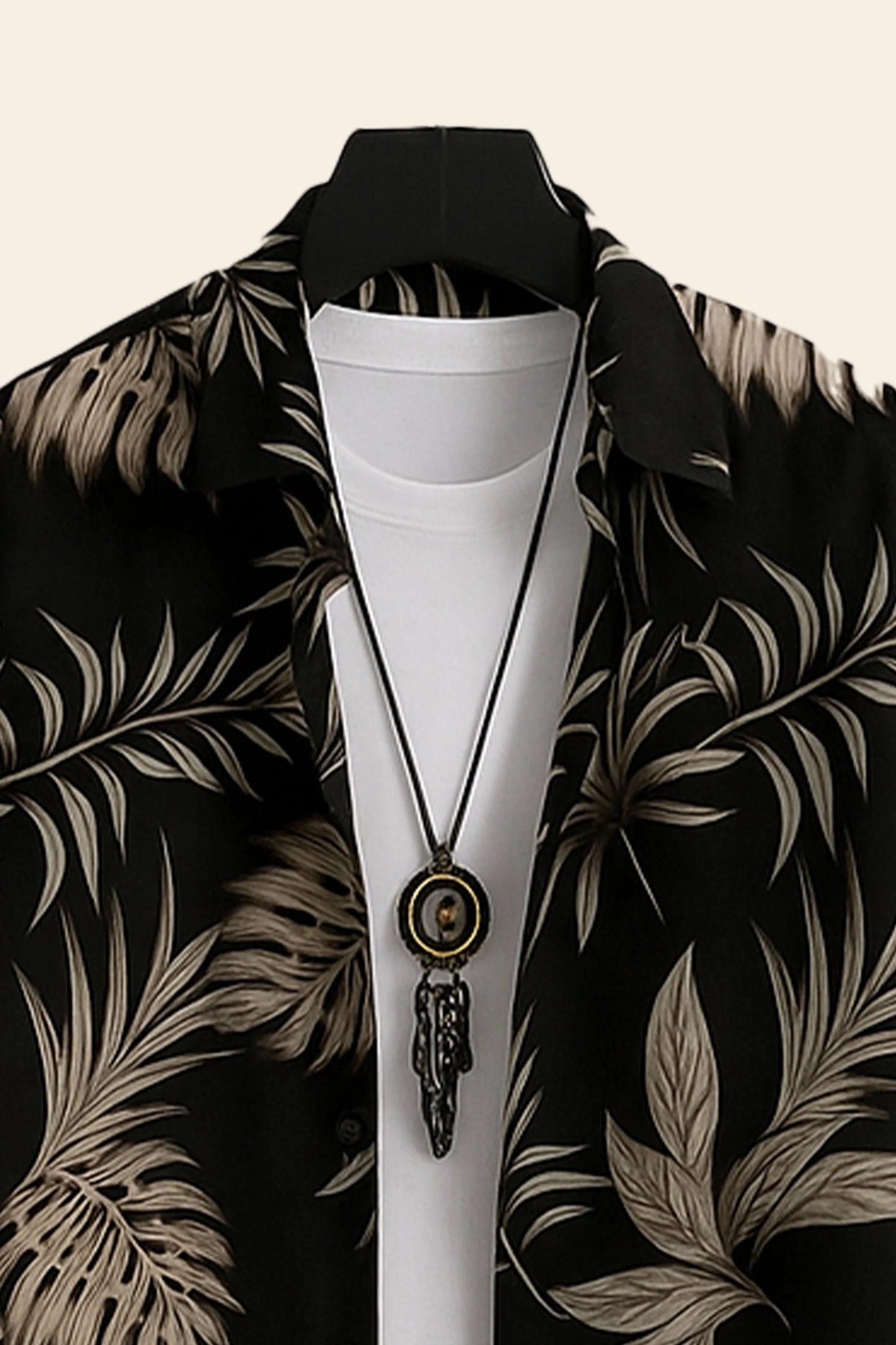 Golden Leaf Men's Casual Half Sleeve Shirt and Full Pant Set - XPCRDF