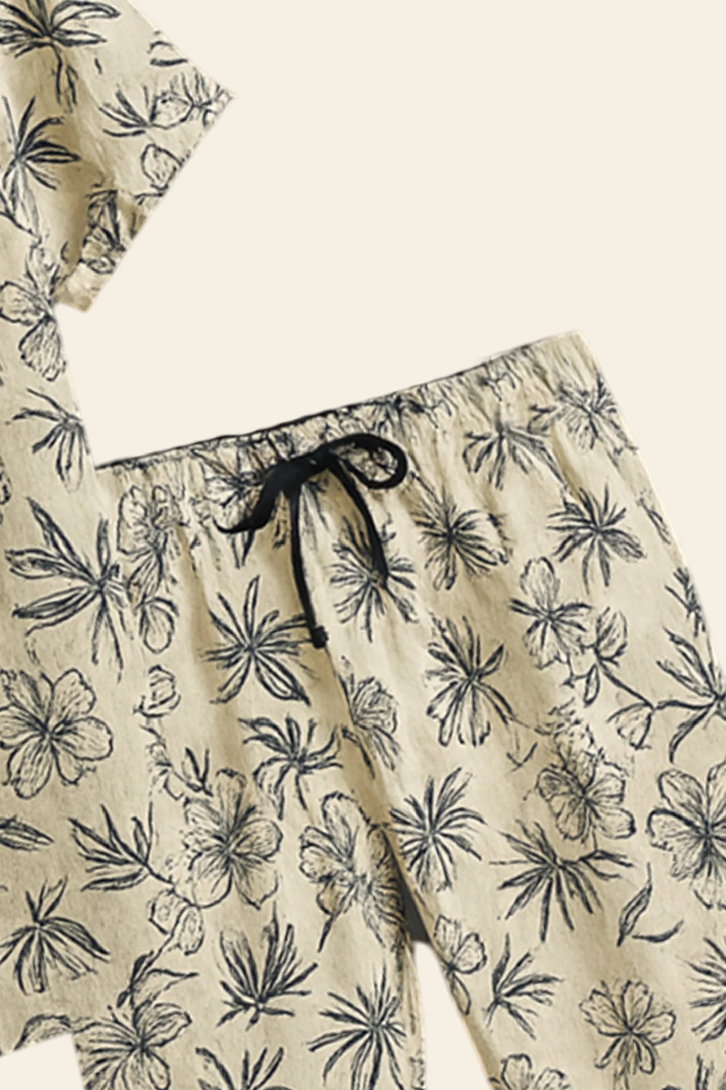 Yellow Mandala Men's Casual Half Sleeve Shirt and Full Pant Set - XPCRDF