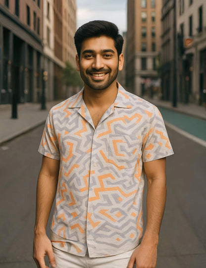 Crack Design Luxe Everyday Cotton Shirt for Men