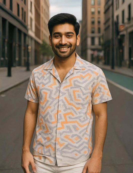 Crack Design Luxe Everyday Cotton Shirt for Men