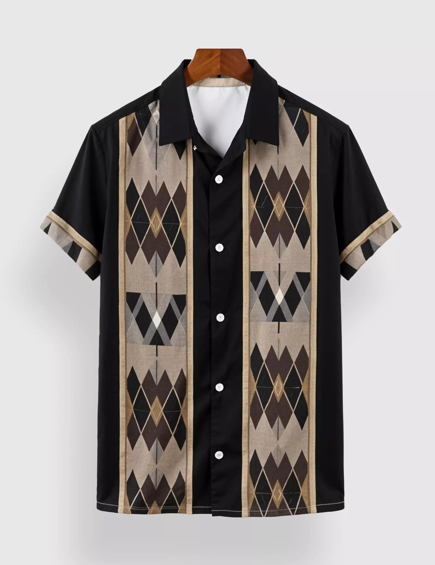 Black Arrow Designer Men's Half Sleeves Printed Shirt Exclusive - XPST