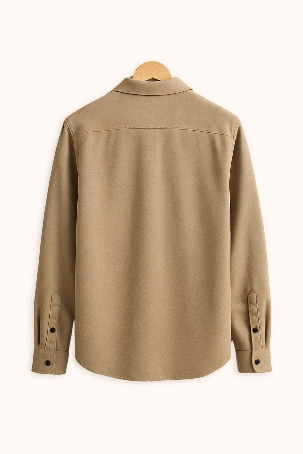 Men's Apricot Color Premium Full Sleeve Shirt