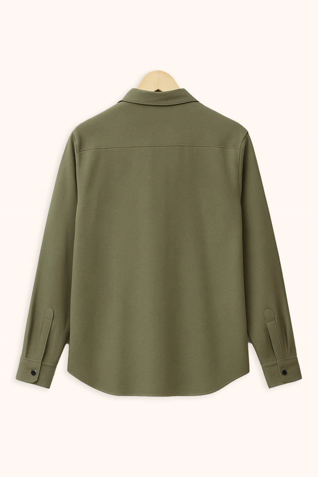 Men's Army Green Color Premium Full Sleeve Shirt