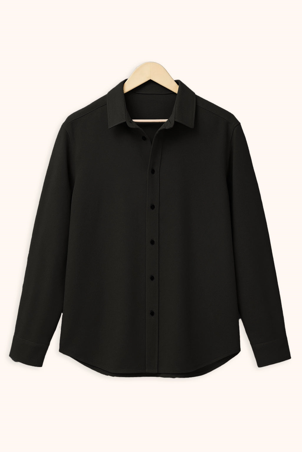 Men's Black Color Premium Full Sleeve Shirt