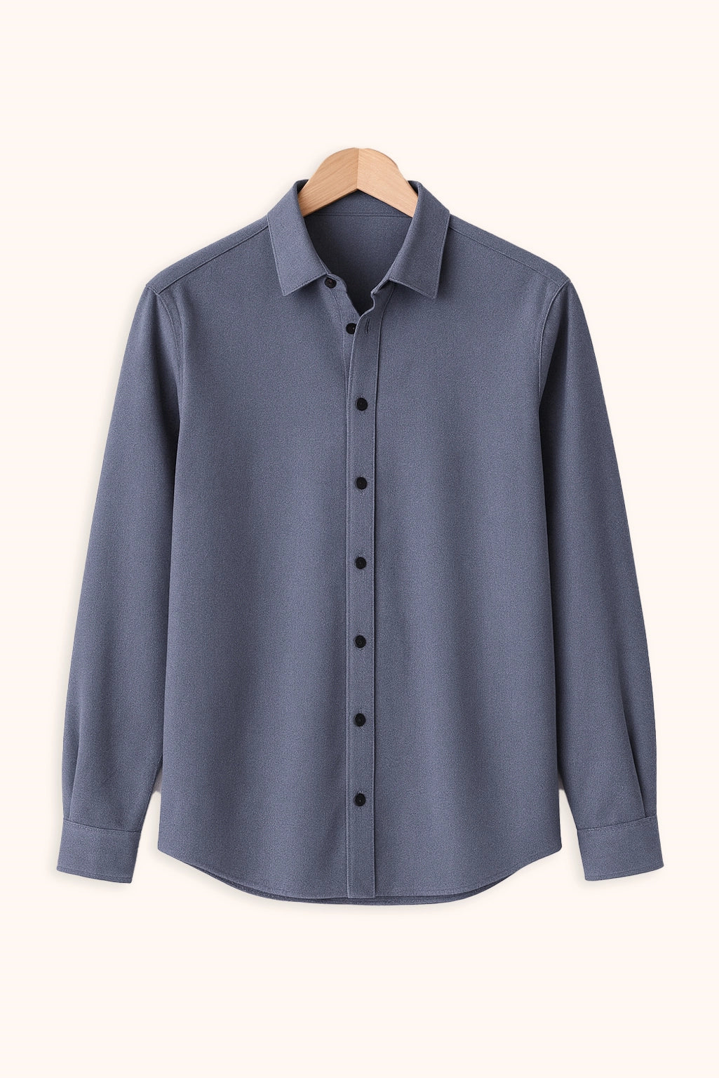 Men's Blue Color Premium Full Sleeve Shirt