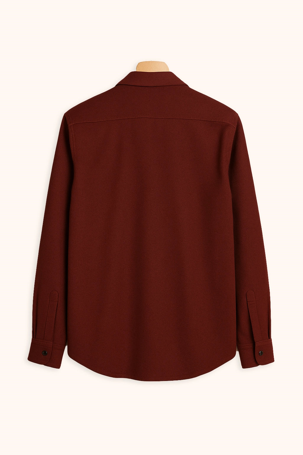Men's Burgundy Color Premium Full Sleeve Shirt